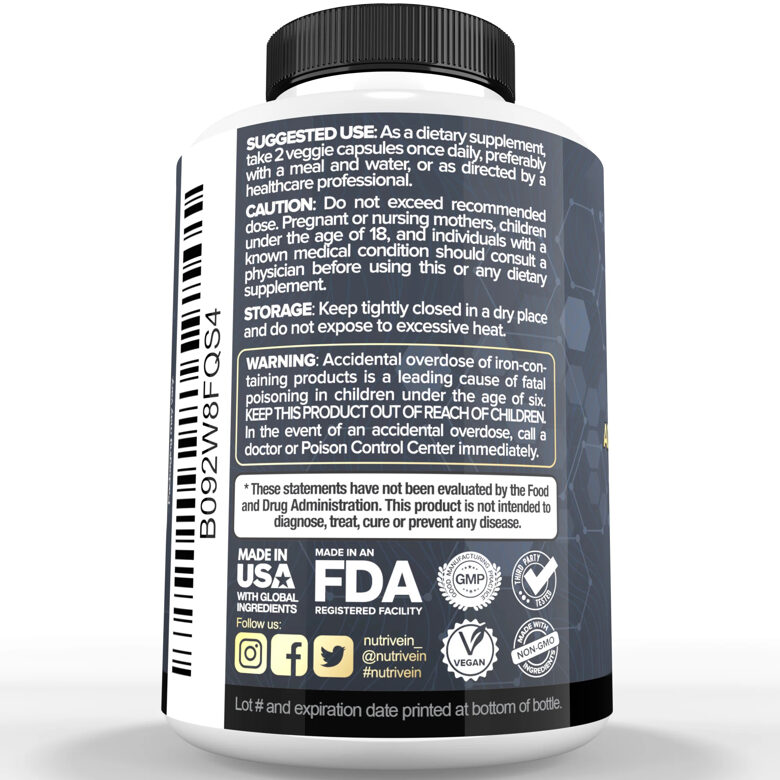 Advanced DHT Hair Formula with Biotin (60 capsules) 